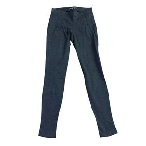 Vince Dark Grey Leggings Back Leg Seam Stretch Pants Size XS Women's